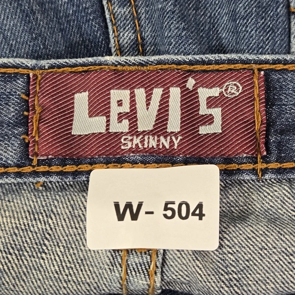 Levi's 511 Men Jeans 34X32 Blue Denim Skinny 31